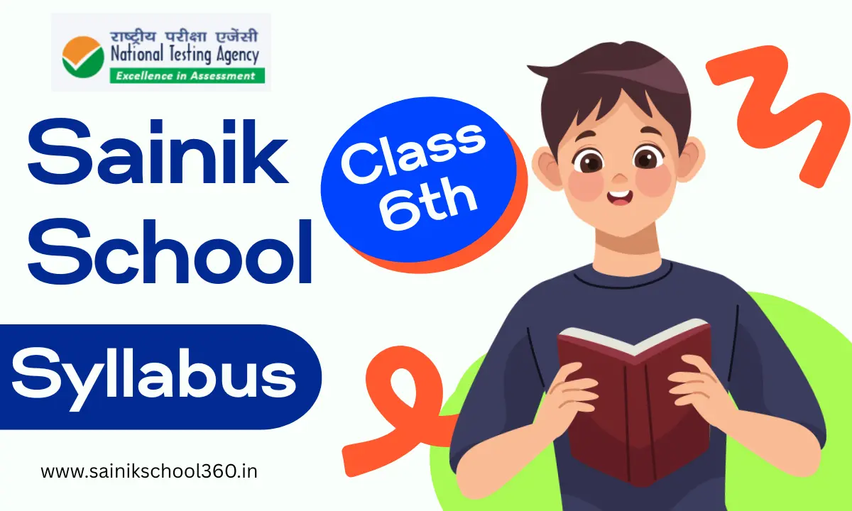 Sainik School Syllabus 2027 Class 6