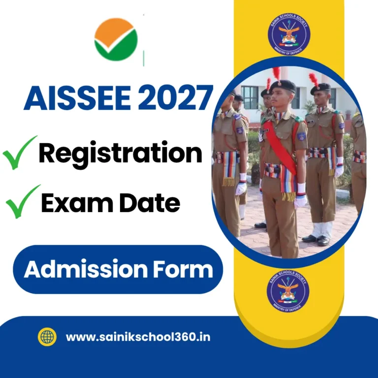 AISSEE 2027 Registration, Admission Form, Exam Date