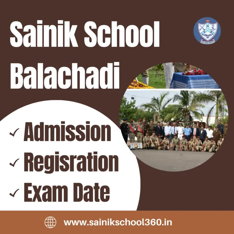 Sainik School Balachadi Admission 2027-28