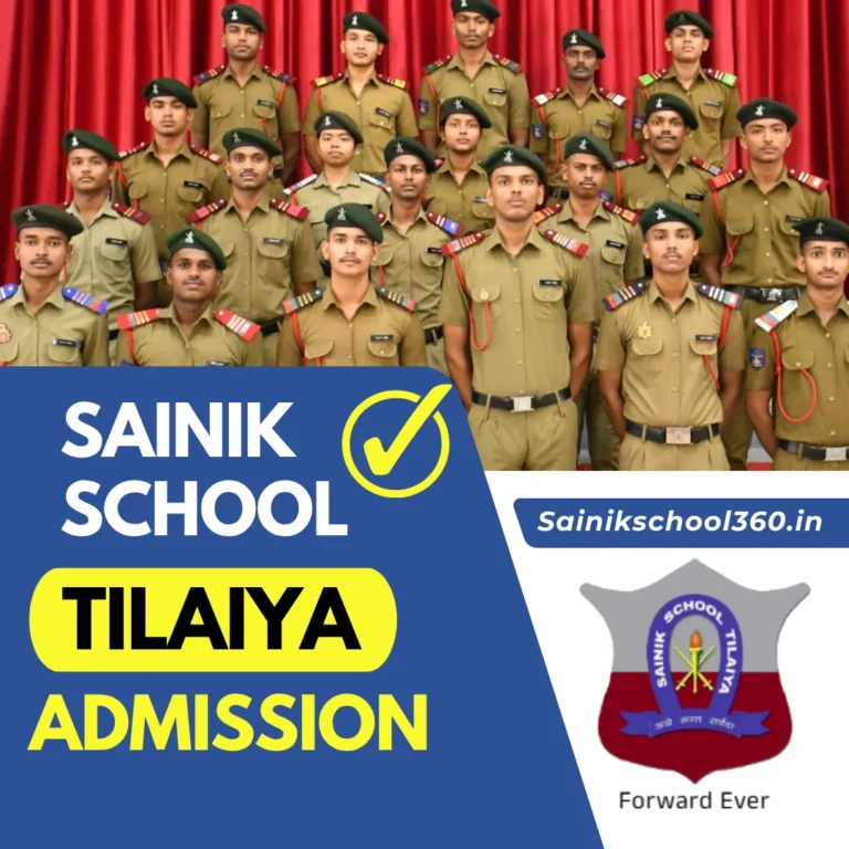 Sainik School Tilaiya Admission 2027-28